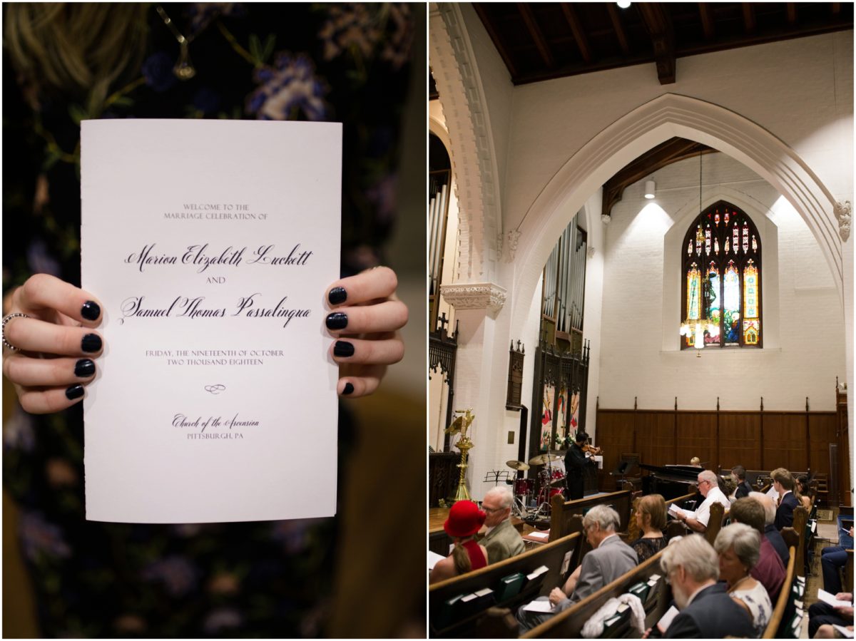 church of ascension pittsburgh wedding lindsey yeagley photo
