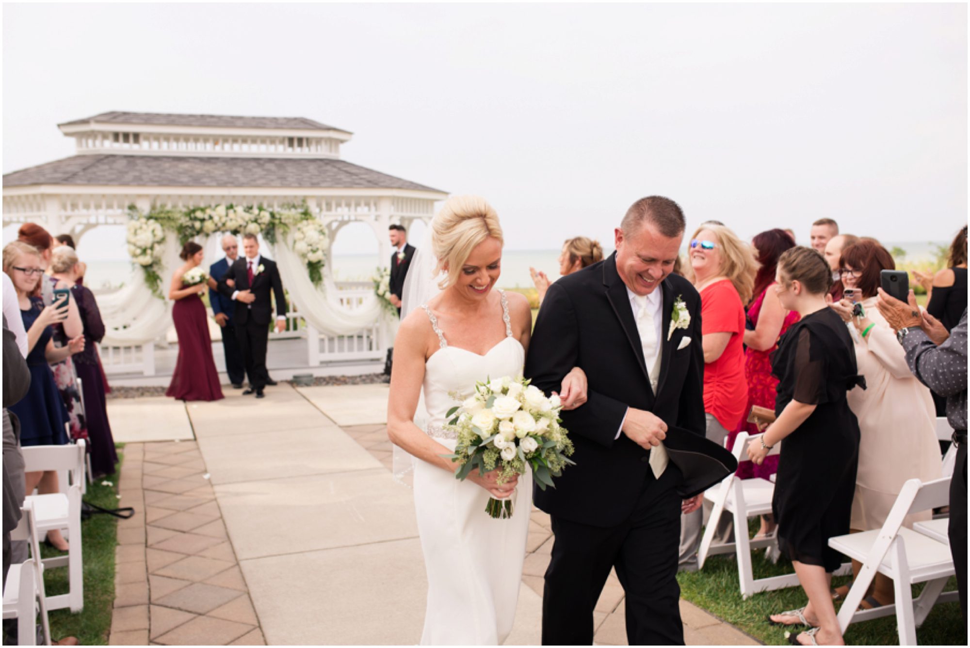 gazebo bridal portrait at geneva lodge