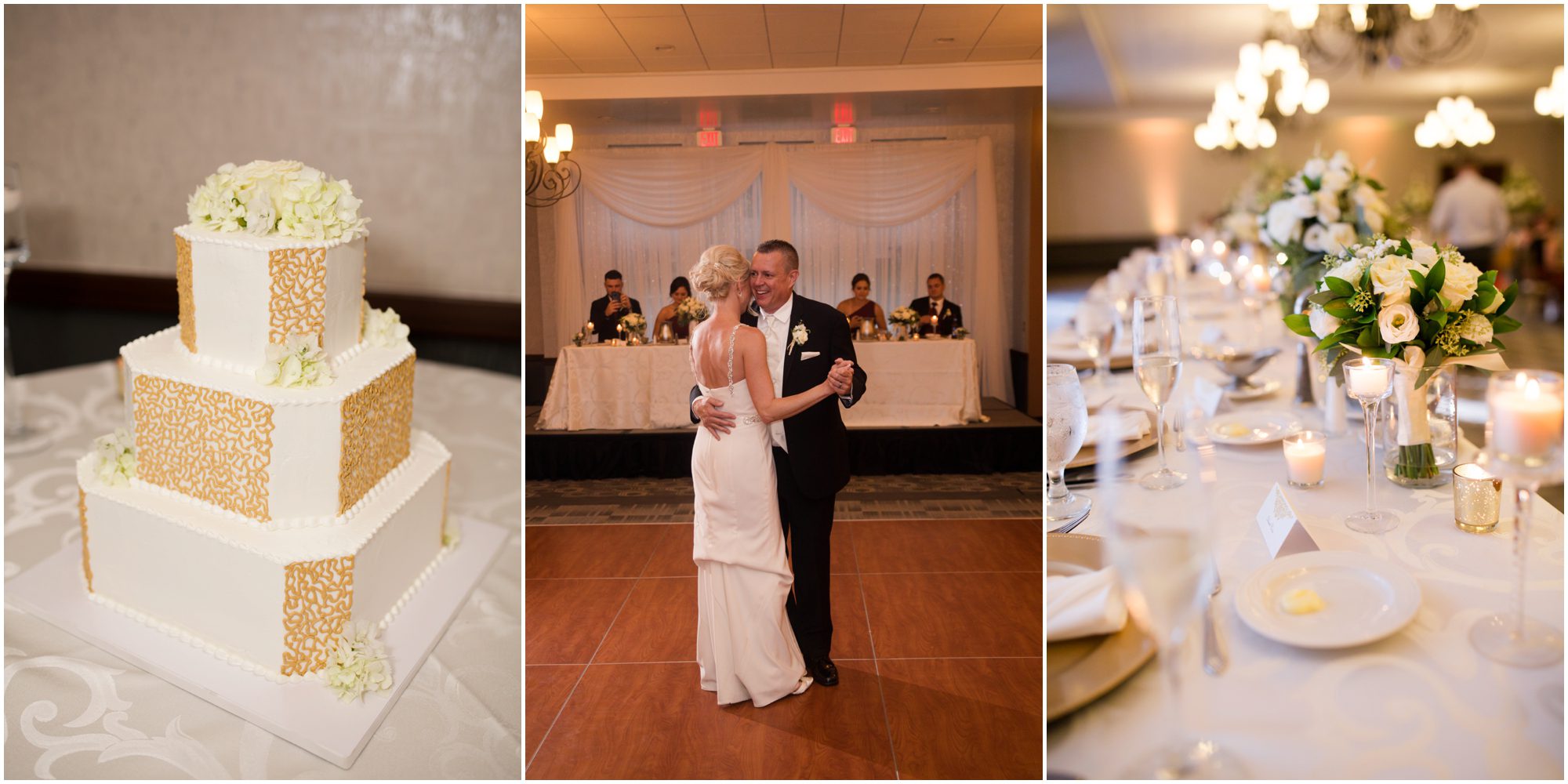 first dance at Geneva lodge wedding