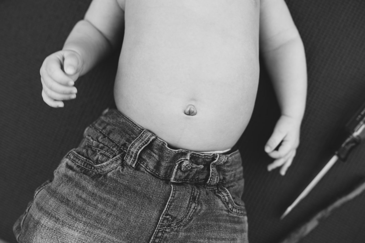 3 month old baby boy spring time in jeans lindsey yeagley photo