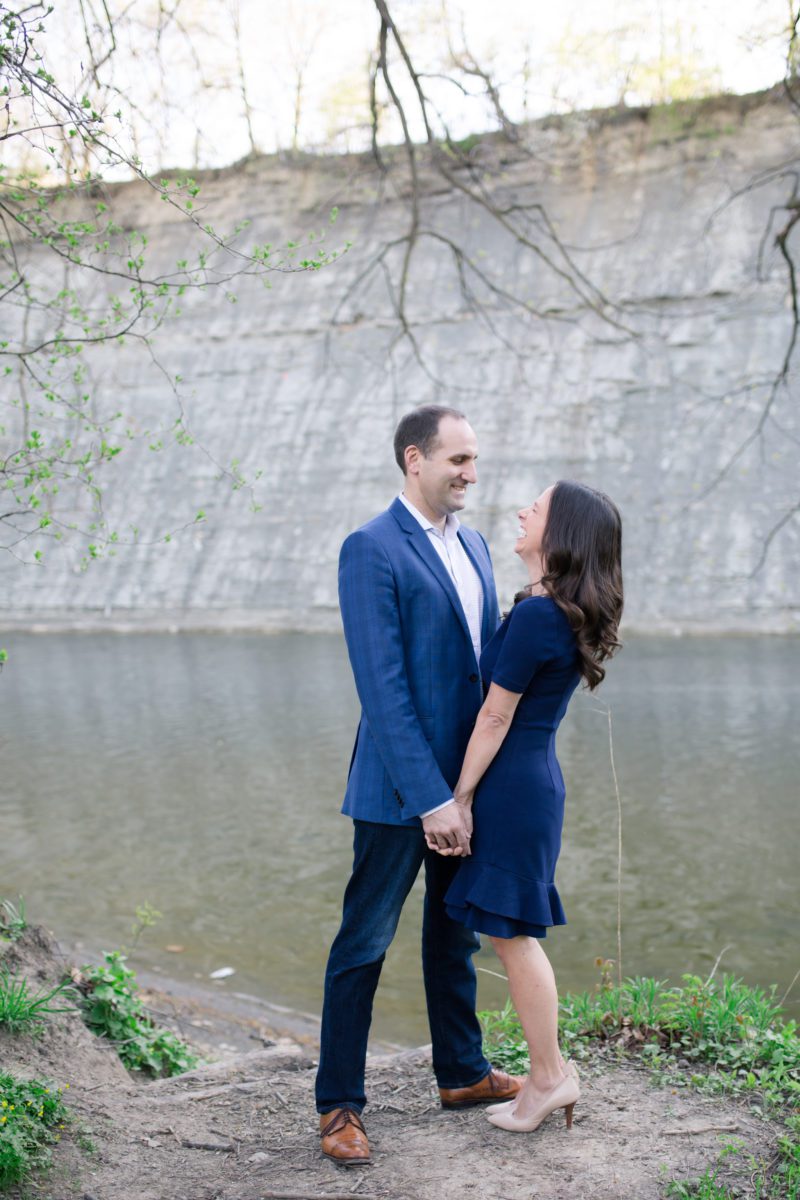 emerald necklace marina rocky river engagement photography