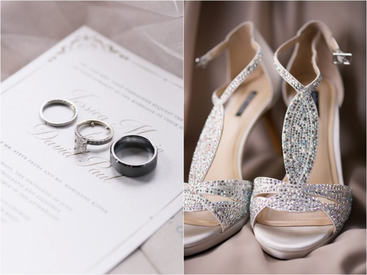 elegant june wedding at stambaugh auditorium ballroom by lindsey yeagley photo