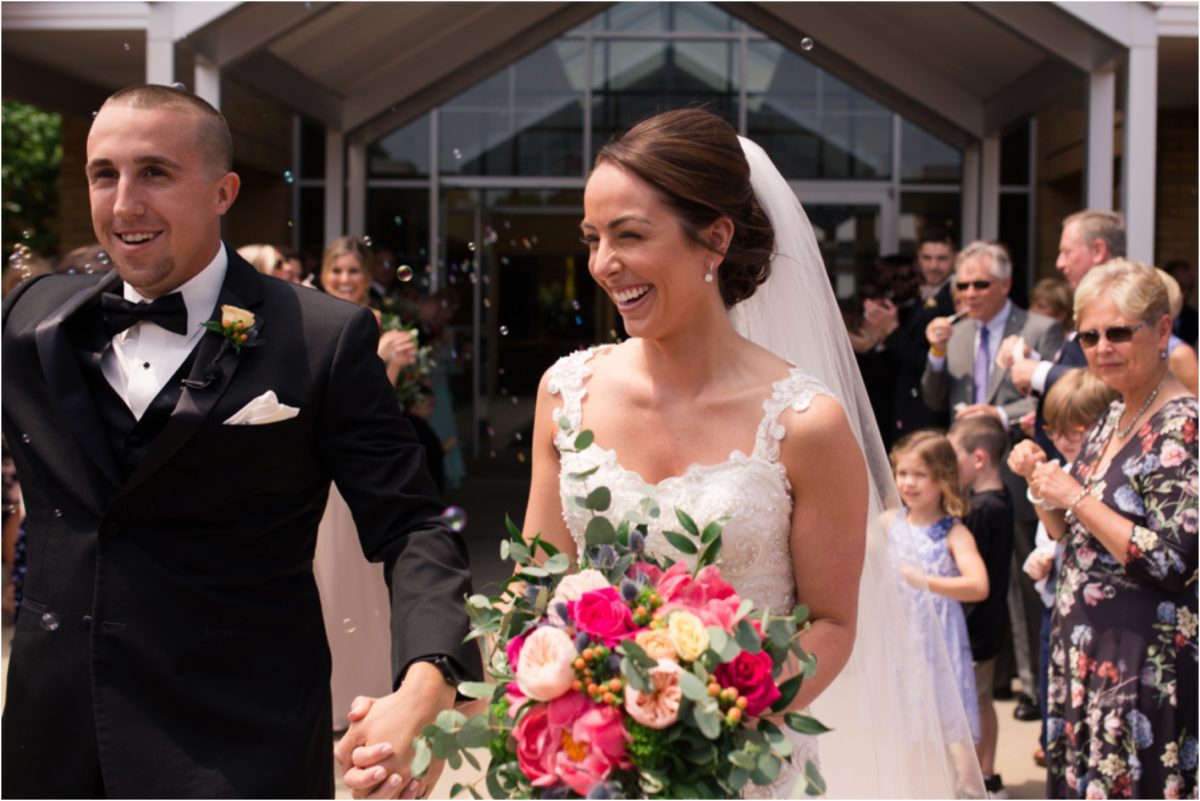 elegant june wedding at stambaugh auditorium ballroom by lindsey yeagley photo