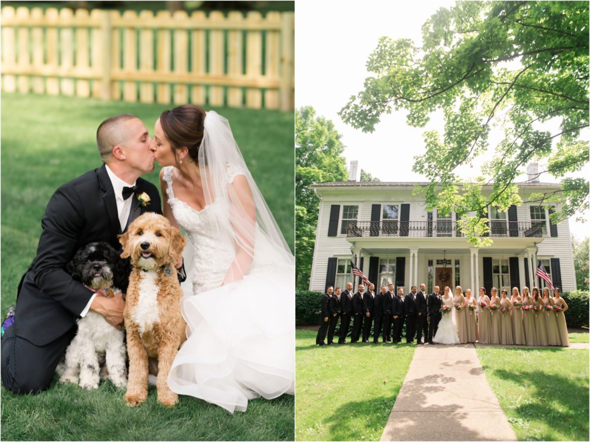 elegant june wedding at stambaugh auditorium ballroom by lindsey yeagley photo