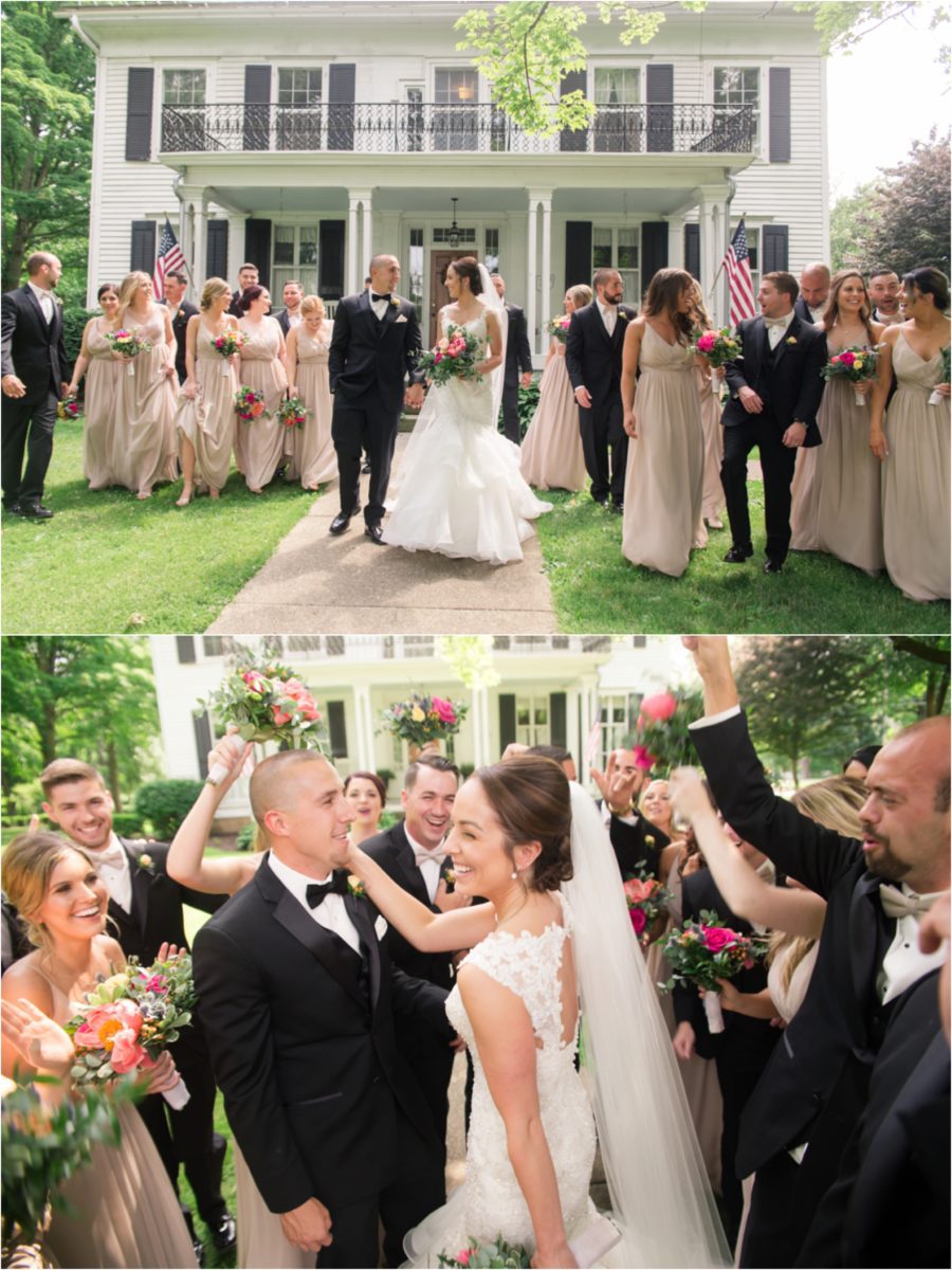 elegant june wedding at stambaugh auditorium ballroom by lindsey yeagley photo