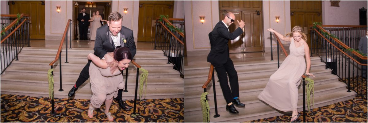 elegant june wedding at stambaugh auditorium ballroom by lindsey yeagley photo